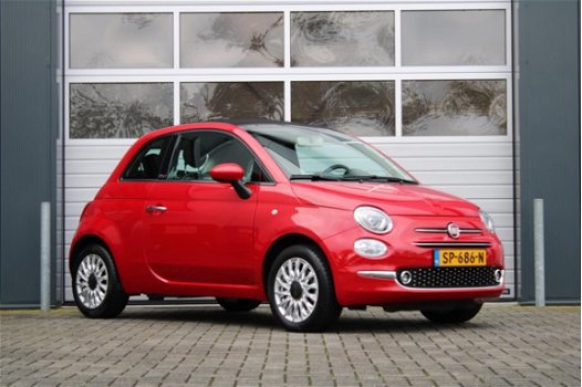 Fiat 500 C - 1.2 Lounge Airco/Elek.Ramen/C.V./PDC/LED/LM.Velgen/Nieuwstaat/9.612km/APK:29-11-2020 - 1