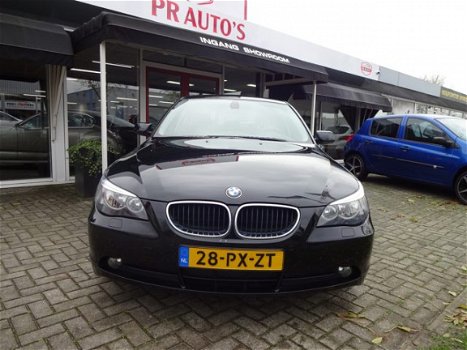 BMW 5-serie - 520i Executive | cruise | airco| Navigatie |sensoren | - 1