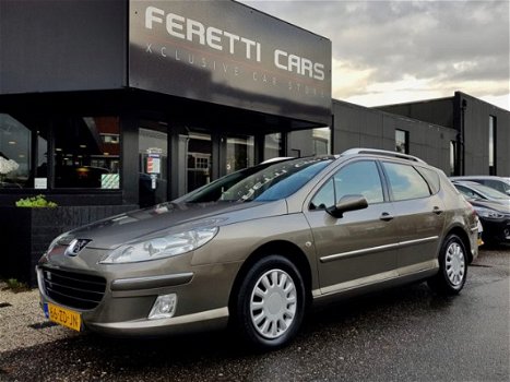 Peugeot 407 SW - 2.0 HDiF AUTOM GT PANODAK DVD-SYSTEEM NAVI AIRCO PDC TREKHAAK - 1