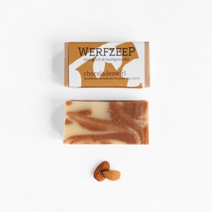 Werfzeep chocoladeswirl - nr. 1