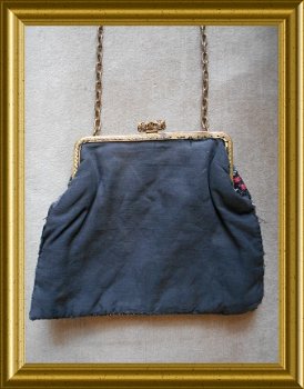 Nog een oud tasje met borduursel // vintage purse with embroidery - 3