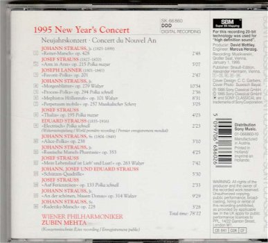 CD Nieuwjaars concert 1995 - Zubin Mehta - 2