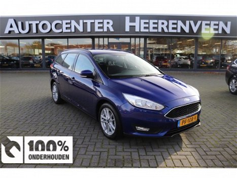 Ford Focus Wagon - 1.0 Lease Edition 50 procent deal 6.875, - ACTIE Navi / SYNC / LMV / Airco / Blue - 1