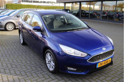 Ford Focus Wagon - 1.0 Lease Edition 50 procent deal 6.875, - ACTIE Navi / SYNC / LMV / Airco / Blue - 1
