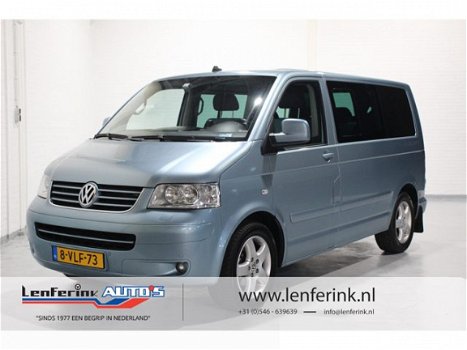 Volkswagen Transporter Multivan - 2.5 TDI 130pk Dubbel Cabine L1H1 Airco ECC, Navi, Cruise, apk 11-2 - 1