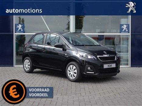 Peugeot 108 - 1.0 e-VTi 68pk 5D Active AC | BT | ELEC RAMEN - 1