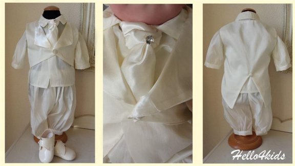 New doopkleding dooppakje doopdeken doopset Toby - Afbeelding 2