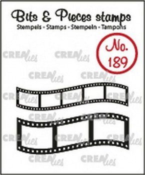 Crealies, Clearstamp , Bits & Pieces - Curved Filmstrips ;CLBP189 - 1