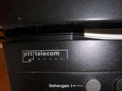 PTT telecom vaste telefoon zwart als nieuw. - 5