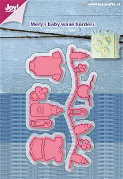 JoyCrafts, Snijmal, Mery's - Baby wave borders ; 6002/1216 - 1