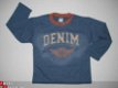 blauw denim shirt in maat 98/104 - 1 - Thumbnail