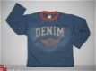 blauw denim shirt in maat 110/116 - 1 - Thumbnail