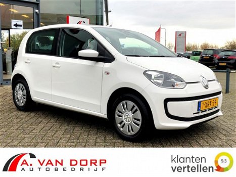 Volkswagen Up! - 1.0 move up BlueMotion. Airco, navigatie, dealeronderhouden - 1