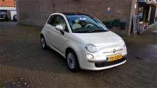 Fiat 500 - 1.2 Lounge AIRCO, PARELMOERWIT