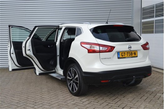 Nissan Qashqai - 1.6 TURBO DIESEL 130PK TEKNA NAVI AIRCO LEDER AUTOMAAT - 1