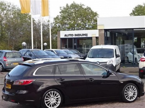 Mazda 6 Sportbreak - 2.0 S-VT Business Plus automaat, bj.2009, wijnrood, climate, leder, navigatie, - 1