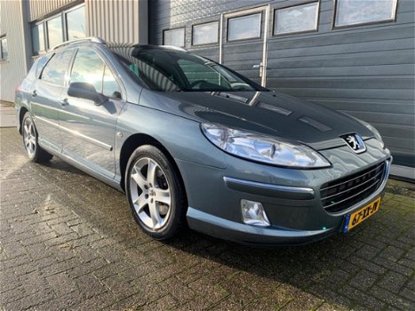 Peugeot 407 SW - 2.2 HDiF GT NETTE AUTO, CLIMA, NAVI, LEER, NIEUWE APK - 1