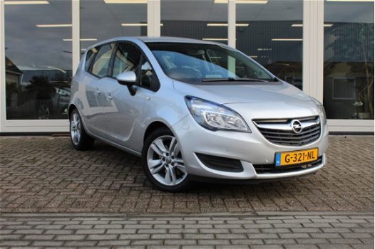 Opel Meriva - BLITZ, 1.4 TURBO, CAMERA, NAVIGATIE, AUTOMAAT, 140 PK, CRUISE-CLIMATE CONTROL PRIJS IS - 1