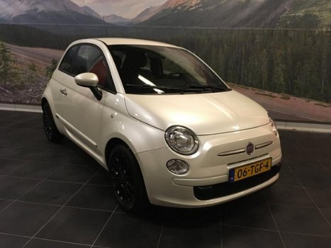 Fiat 500 - 0.9 TwinAir | Airco | Navigatie | Parelmoer lak | Half leder | Bluetooth | Nieuwe APK | - 1