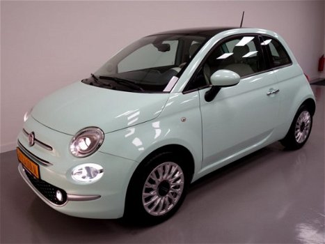 Fiat 500 - 0.9 TwinAir Lounge 105 PK 11-2015 Airco, Panoramadak, Lm. Velge - 1