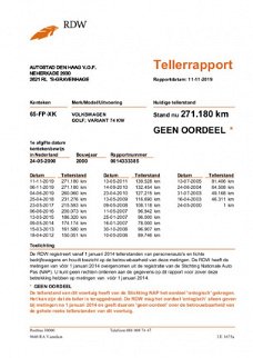 Volkswagen Golf Variant - 1.6 Trendline Climatronic