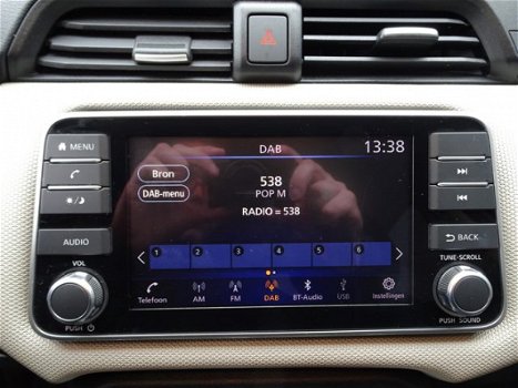 Nissan Micra - IG-T 100 PK Acenta Apple Carplay-Android Auto/Airco/Radio-DAB-USB/Bluetooth/Cruise co - 1