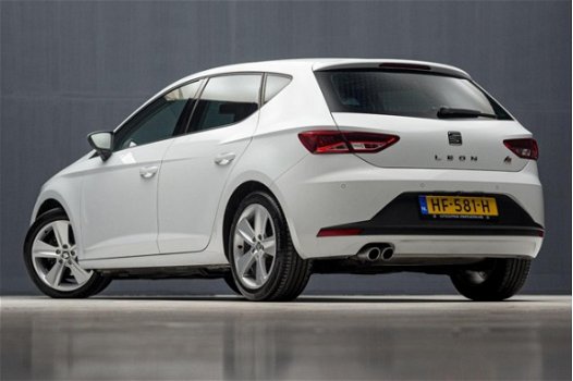 Seat Leon - 1.4 TSI FR 150PK Sport (SCHUIFDAK, FR, NAVIGATIE, ALCANTARA, SPORTSTOELEN, RODE STIKSELS - 1