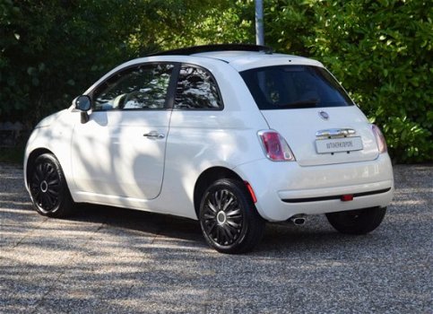 Fiat 500 - 1.4-16V automaat / glazen schuif/kanteldak / cruise control / airco / parelmoer lak - 1