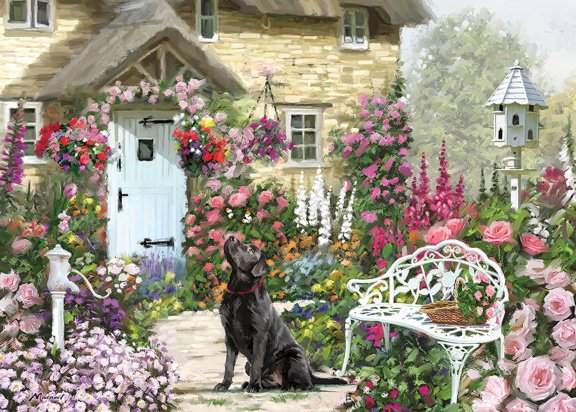 Otter House - Cottage Garden - 1000 Stukjes - nr. 1