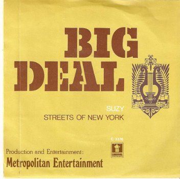 singel Big Deal - Suzy / Streets of New York - 1