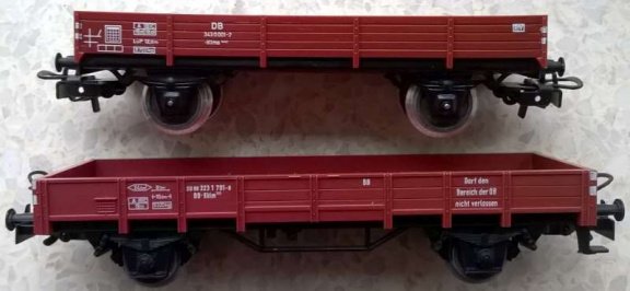 Primex - 2 Lageboord wagens DB – Nr. 4538 - nr. 1