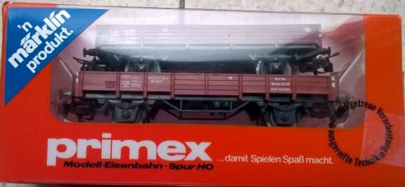 Primex - 2 Lageboord wagens DB – Nr. 4538 - 4