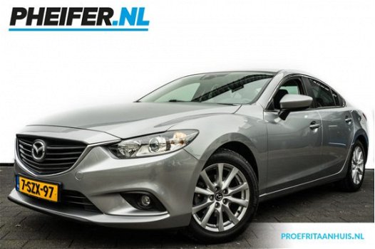 Mazda 6 - 6 2.2D 150pk Skylease Full map navigatie/ Trekhaak/ Climate control/ Tel. bluetooth/ Cruis - 1