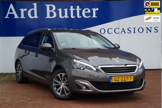 Peugeot 308 SW - 1.2 PureTech Blue Lease Premium Volleder+Xenon+Navigatie+Camera+Panorama-dak = TOP - 1