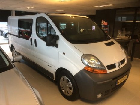 Renault Trafic - 1.9 dCi DUBBEL CABINE 6 PERS / L2 H1 / AIRCO / EX BTW / RIJKLAARPRIJS - 1