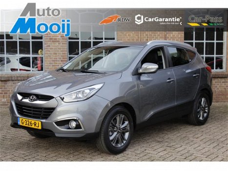 Hyundai ix35 - 1.6i GDI i-Vision 2014 Slechts 42.114km NAVI, Parkeercamera, Leder, Trekhaak, Stoelve - 1