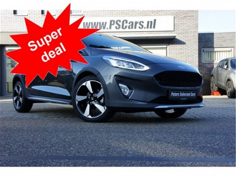 Ford Fiesta - 1.0 EcoBoost Active Automaat/AndroidAuto/CarPlay/ActiveCruise/Navi/Stoelverw/Velgen RI - 1