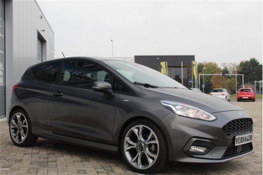 Ford Fiesta - 1.0 EcoBoost ST-Line 125PK | NAVI | HALF-LEDER | 17''LM-VELGEN - 1