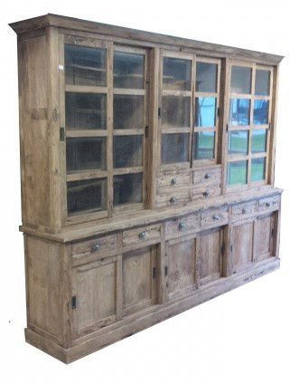 Landelijk keukenkast teak erosie 300cm breed gratis bezorgd - nr. 1