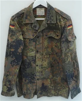 Jas, Gevechts, Uniform, Flecktarn, Bundeswehr, maat: 7585/9095, 2006.(Nr.1) - 0