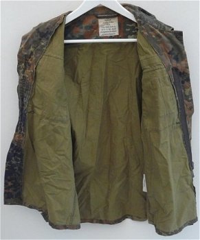 Jas, Gevechts, Uniform, Flecktarn, Bundeswehr, maat: 7585/9095, 2006.(Nr.1) - 4