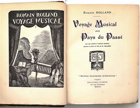Voyage Musical aux Pays du Passé 1919 Rolland - Galanis (il) - 3
