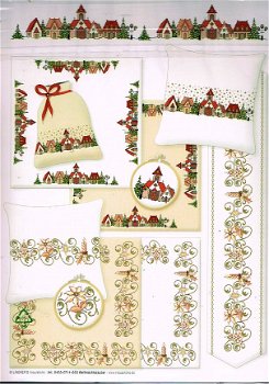 LINDNER'S ORIGINEEL BORDUURPATROON , KERST 060 - 2