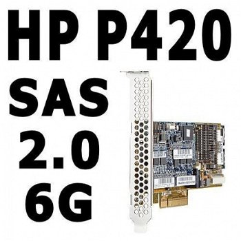 HP Smart Array P420 SAS SATA RAID 6G Controller, Gen8 8-Port - 1