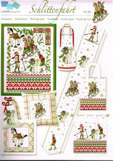 LINDNER'S ORIGINEEL BORDUURPATROON , KERST 045