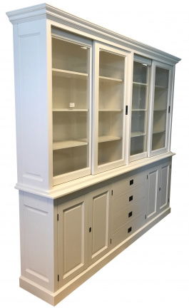 Buffetkast Aalsmeer wit - wit 240 x 45/40 x 220cm soft close - nr. 1