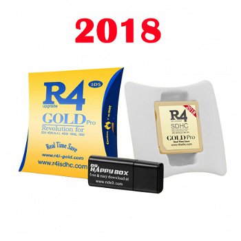 R4i kaart SDHC GOLD en RTS 2018 V11.13.0-45 - 2