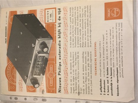 Ordner Vintage Brochures en Service Documentatie AUTORADIO's (D215) - 4