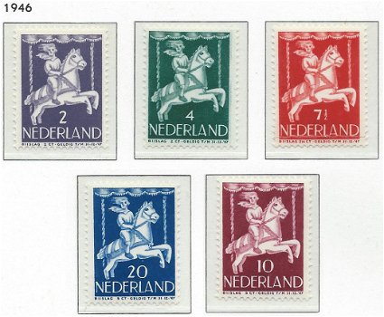 Nederland - Kinderzegels 1946 - NVPH 469#473 - Serie - Postfris - 1