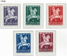 Nederland - Kinderzegels 1946 - NVPH 	469#473 - Serie - Postfris